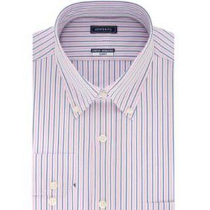 Crown&Ivy  18-18 1/2 Striped DressShirt NWT